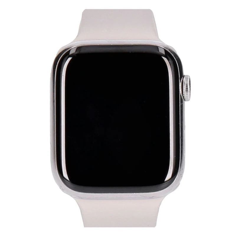 Apple Watch Series 7 45mm GPS + 4G Edelstahlgehäuse mit Sportarmband Polarstern