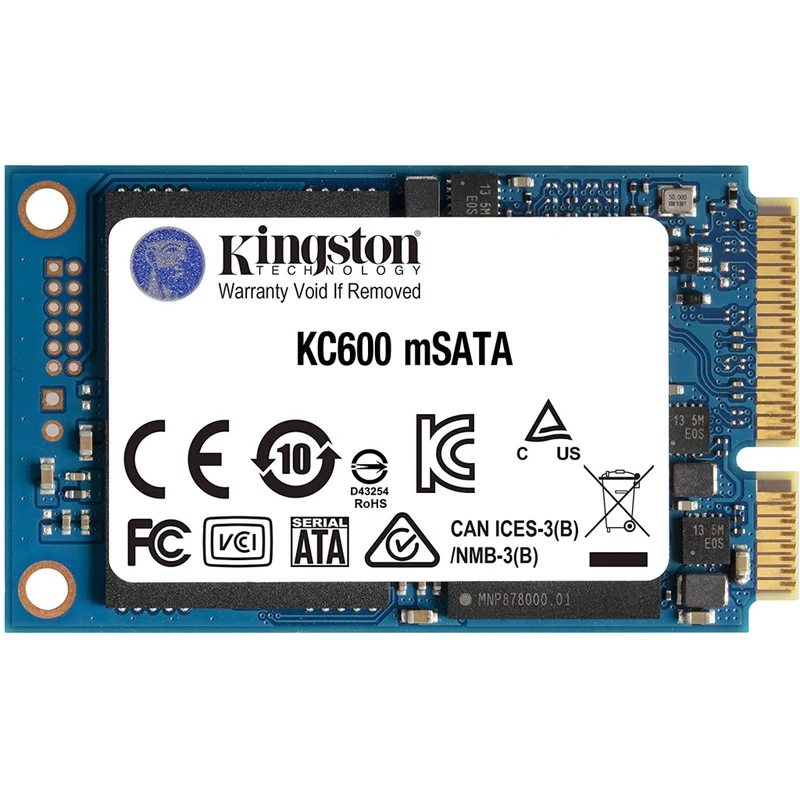 Kingston KC600 int. mSATA SSD 1TB