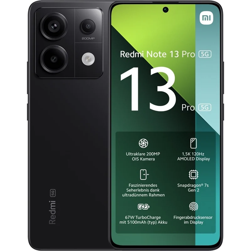 Xiaomi Redmi Note 13 Pro 5G 256GB Midnight Black Dual-SIM